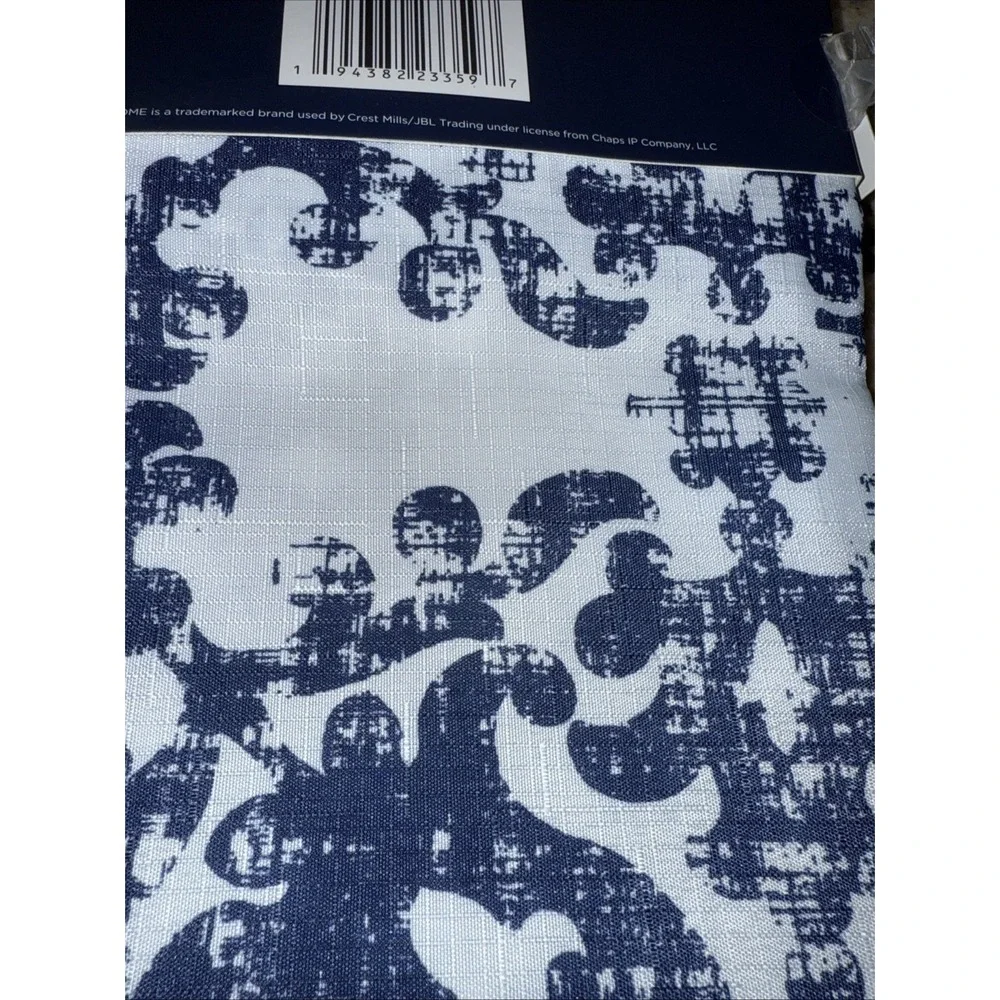 NEW Chaps Home Shower Curtain‎ w/Roller Ball Hooks 72
